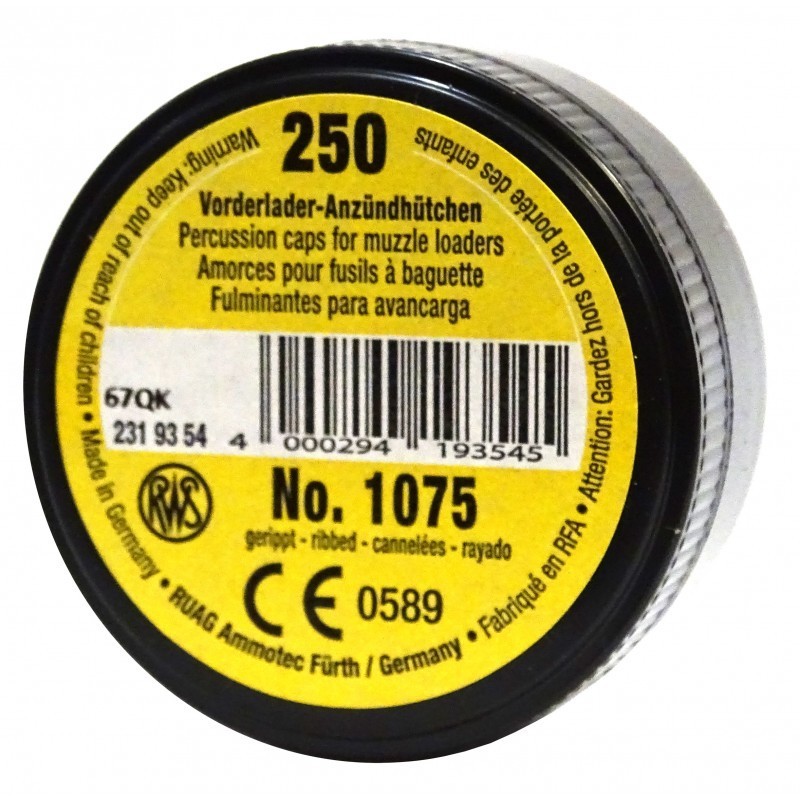 RWS PISTONES CLASICOS DE AVANCARGA 250 UDS