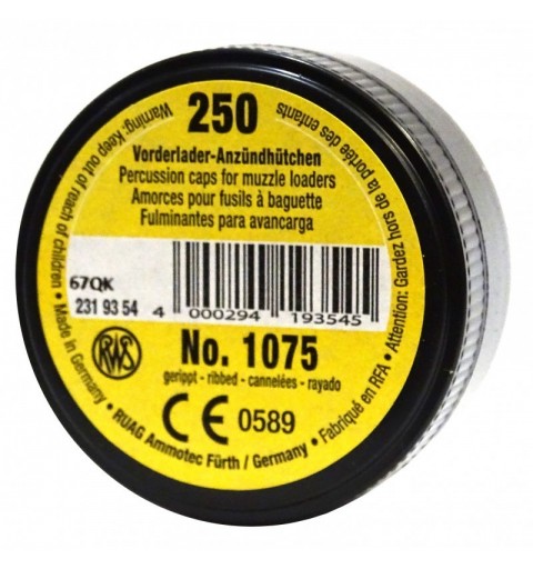 RWS PISTONES CLASICOS DE AVANCARGA 250 UDS