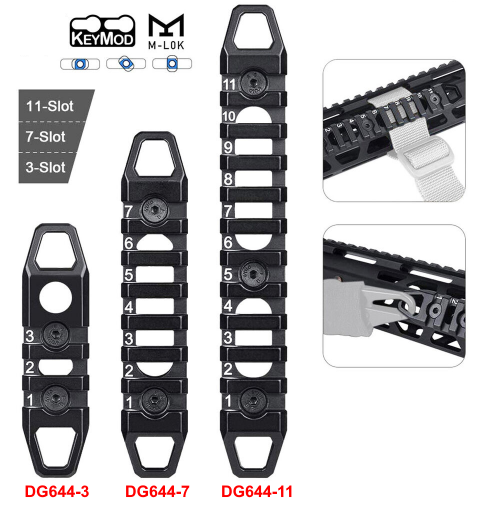 CARRIL PICATINNY M-LOK 11 SLOT