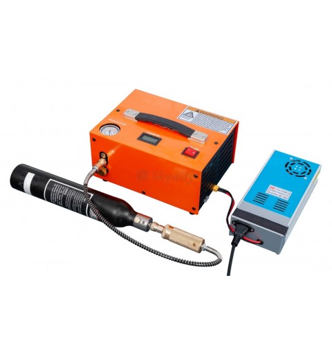 COMPRESOR PORTÁTIL 12V/220V V2 CON AUTOSTOP STINGER