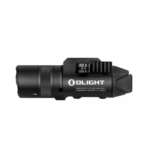 OLIGHT Linterna LED para arma corta con puntero verde Baldr Pro R 1.350 lúmenes