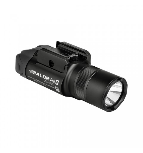 OLIGHT Linterna LED para arma corta con puntero verde Baldr Pro R 1.350 lúmenes