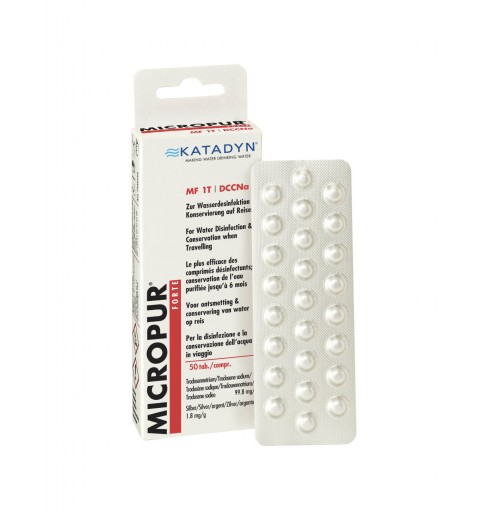 Pastillas Potabilizadoras Micropur Forte 1/50T (2X25)