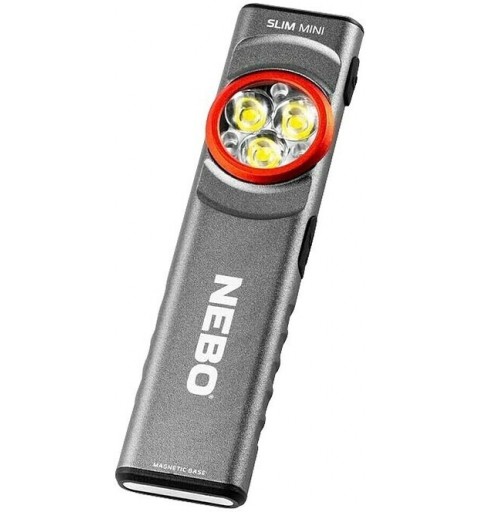 NEBO Linterna Recargable Slim Mini USB C 250 LM