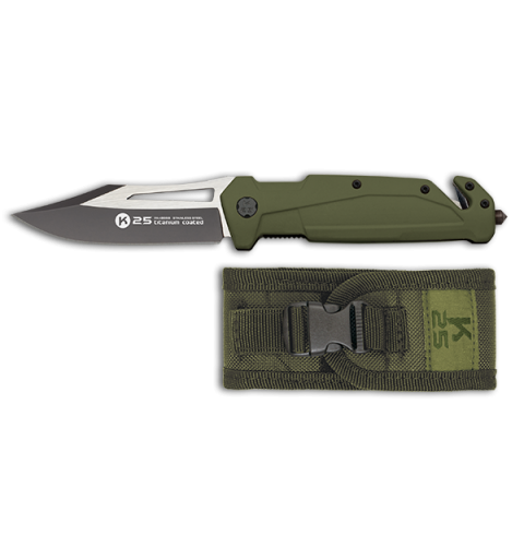 NAVAJA K25 CACHA GOMA VERDE H: 12,50 7Cr17Mov
