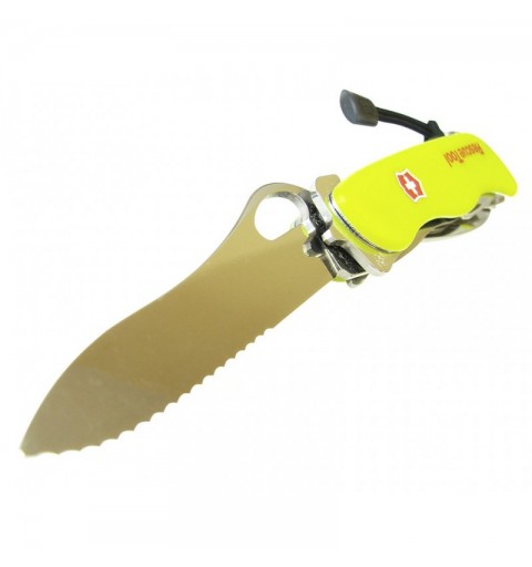 VICTORINOX NAVAJA DE RESCATE FLUORESCENTE, CON FUNDA 13 FUNCIONES