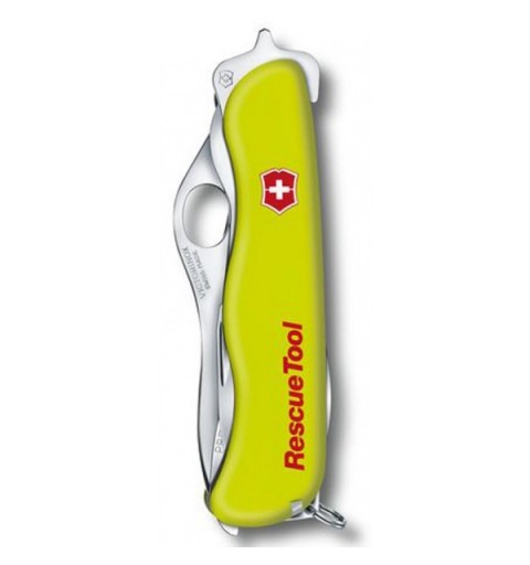 VICTORINOX NAVAJA DE RESCATE FLUORESCENTE, CON FUNDA 13 FUNCIONES