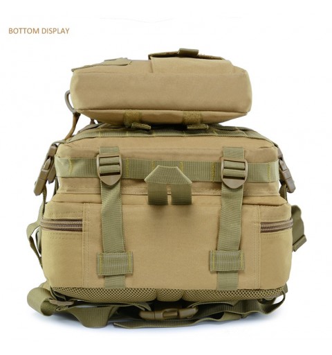 MOCHILA TACTICA 45 L 900D 42*32*25 NEGRA + BOLSILLOS DESMONTABLES