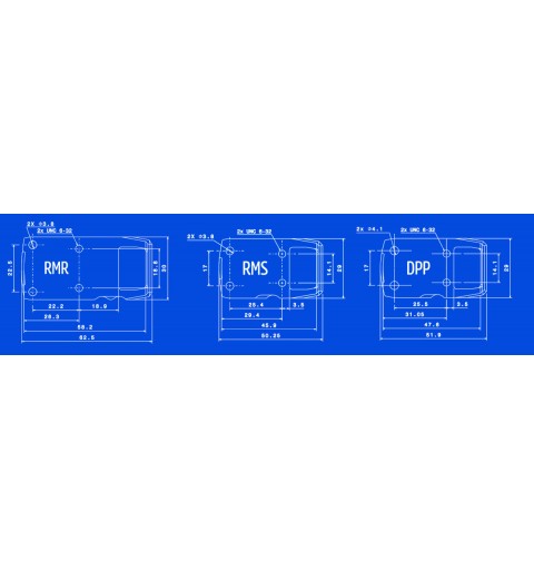 CAT SM2 MONTURAS MAGNETICAS PARA GLOCK HUELLA RMSc Y RMR