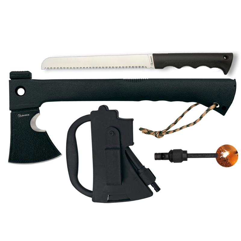 HACHA TACTICA CON PEDERNAL...