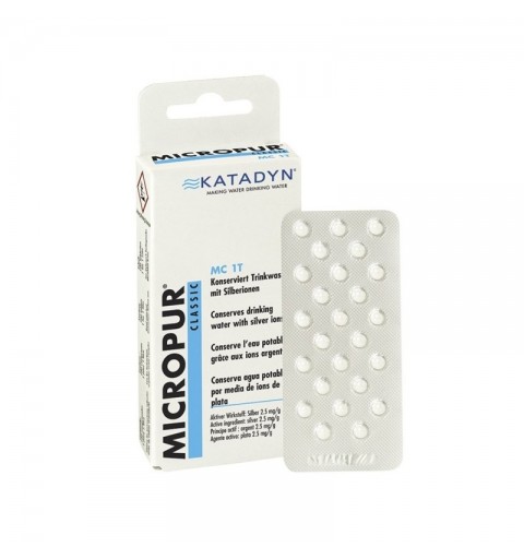 PASTILLAS POTABILIZADORAS MICROPUR CLASSIC MC 1T (4X25)1/50T (2X25)