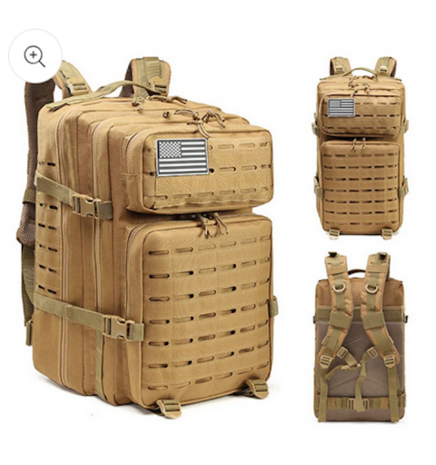 MOCHILA TACTICA 47 L 900D 50*34*28 CORTE LASER