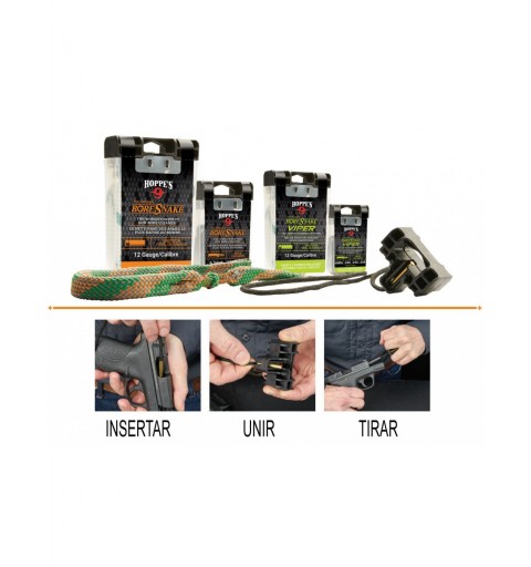 BAQUETA TEXTIL BORESNAKE DEN ARMA CORTA CALIBRE .22