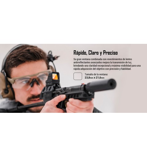 OSIGHT X GN VISOR DE PUNTO VERDE MULTIRETICULA