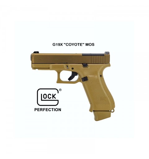 PISTOLA GLOCK 19X MOS "COYOTE" CAL. 9X19