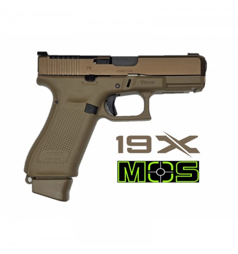 PISTOLA GLOCK 19X MOS "COYOTE" CAL. 9X19