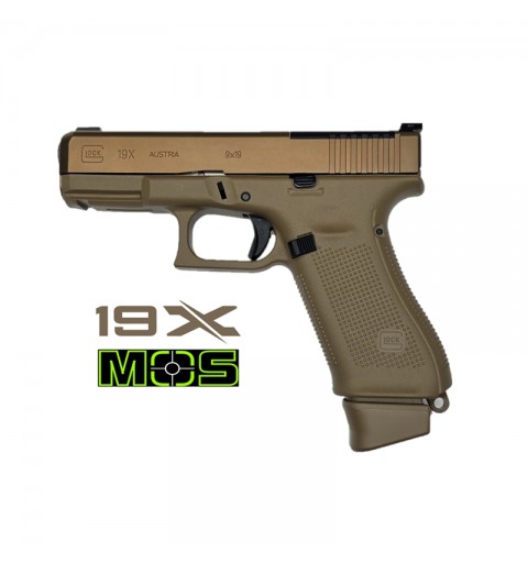 PISTOLA GLOCK 19X MOS "COYOTE" CAL. 9X19