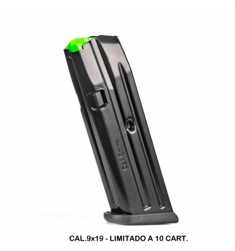 CARGADOR MEC-GAR GLOCK 17 10 RD 9x19 AFC LIMITADO 10 CART.