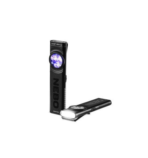 NEBO SLIM MINI UV LINTERNA LED BLANCA250LM+LED
