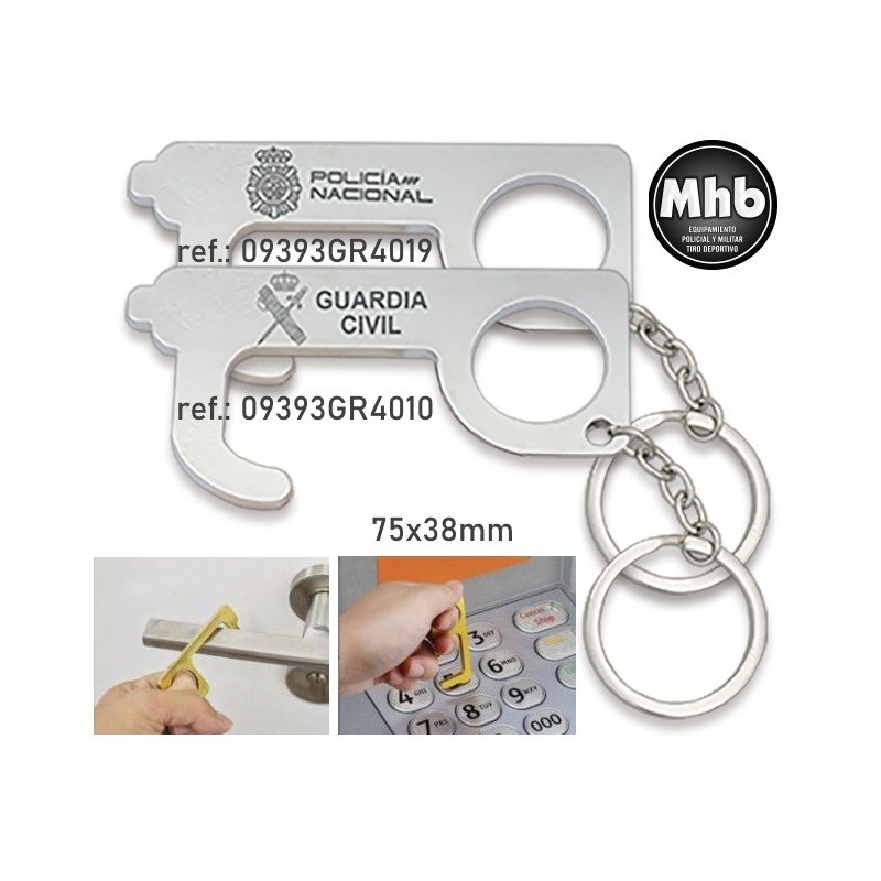 LLAVERO EMPUJADOR 75x38 mm