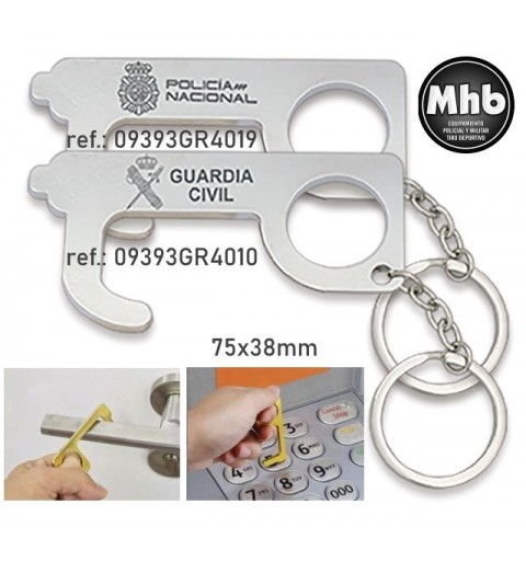 LLAVERO EMPUJADOR 75x38 mm