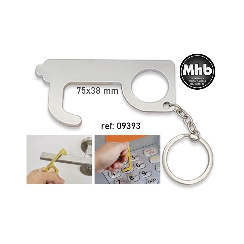 LLAVERO EMPUJADOR 75x38 mm