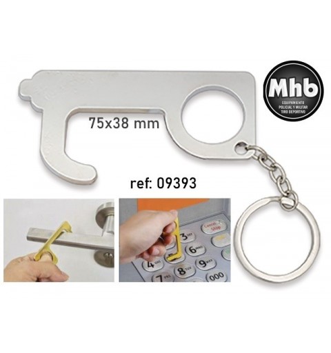 LLAVERO EMPUJADOR 75x38 mm
