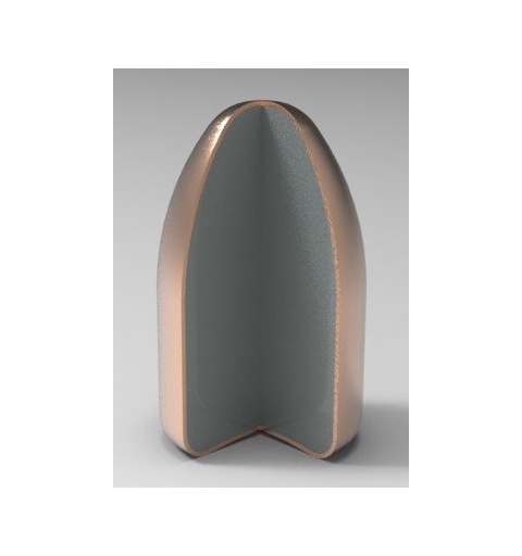 PROYECTIL FRONTIER CAL 9MM 124 RN COBREADO (100 UDS)