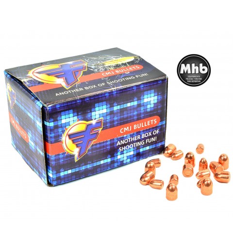PROYECTIL FRONTIER CAL 9MM 124 RN COBREADO (100 UDS)