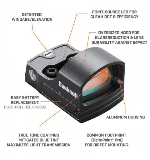 Visor BUSHNELL RXS-100 Reflex Sight