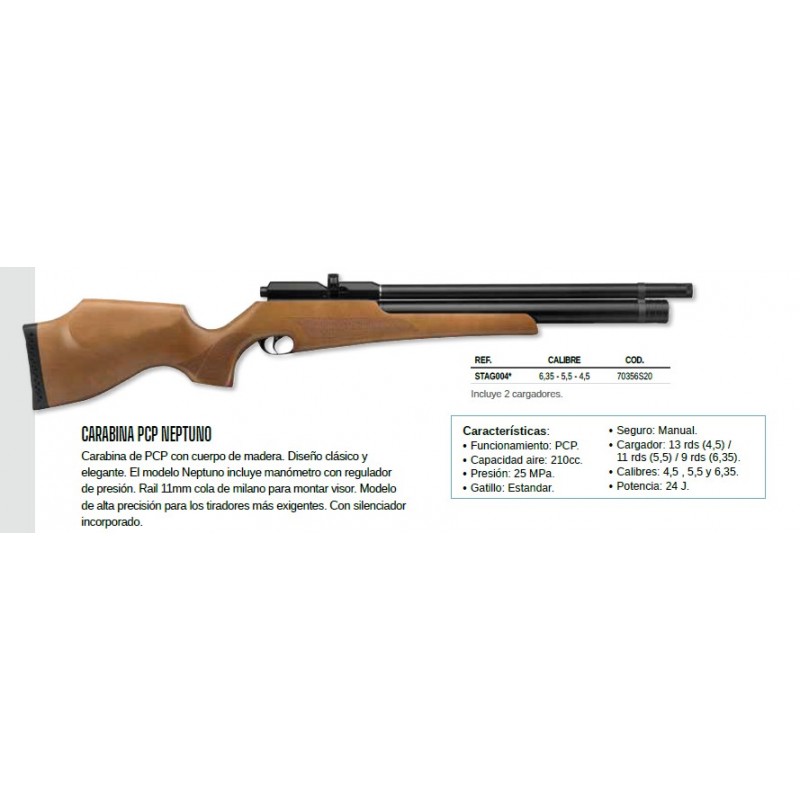 CARABINA PCP STINGER NEPTUNO