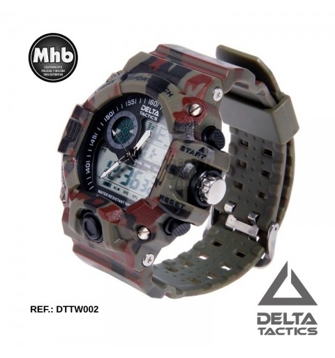 RELOJ MULTIFUNCION DELTA TACTICS NEGRO
