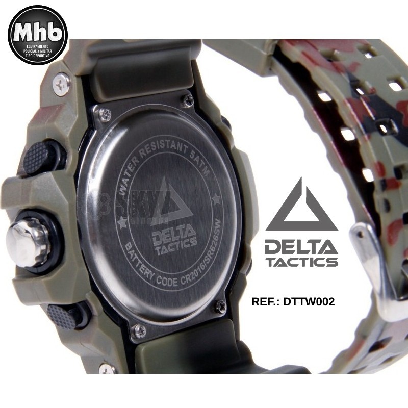 RELOJ MULTIFUNCION DELTA TACTICS NEGRO
