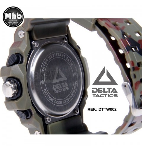 RELOJ MULTIFUNCION DELTA TACTICS NEGRO