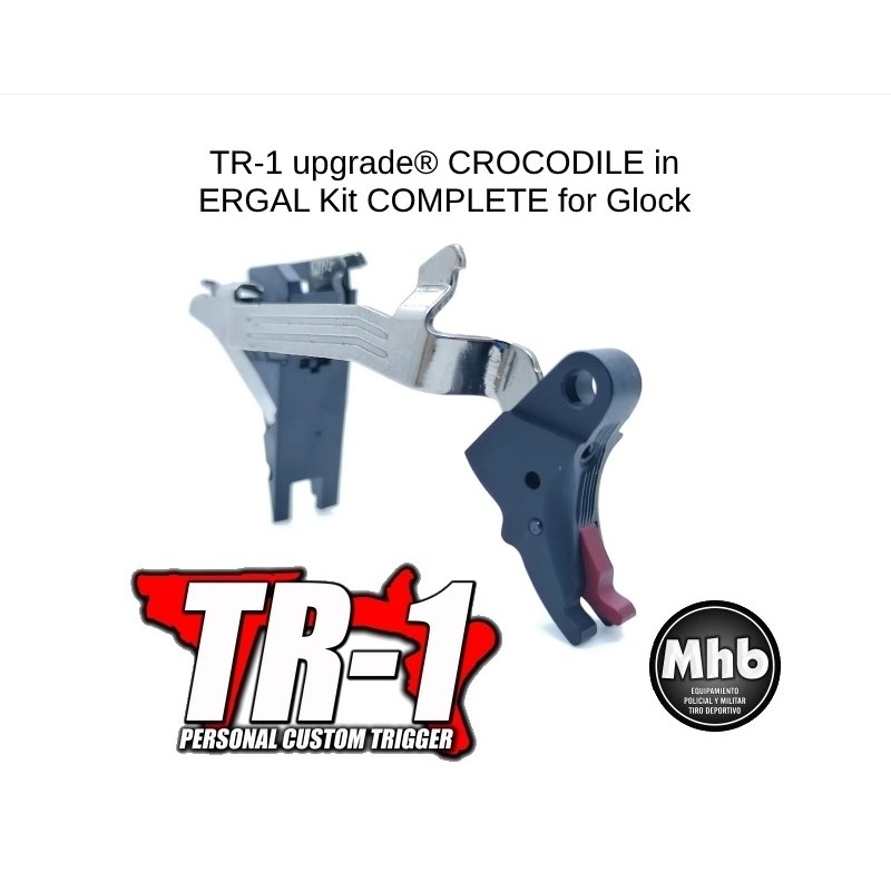 TR-1 upgrade® CROCODILE™ en ERGAL KIT COMPLETO para Glock Gen 5