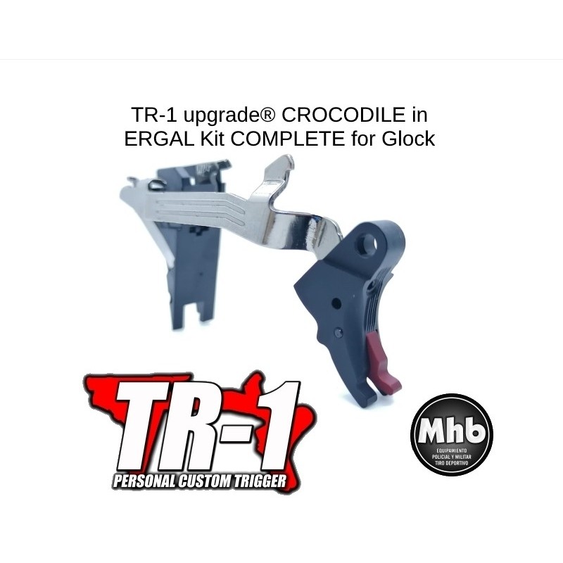 TR-1 upgrade® CROCODILE™ en ERGAL KIT COMPLETO para Glock Gen 5