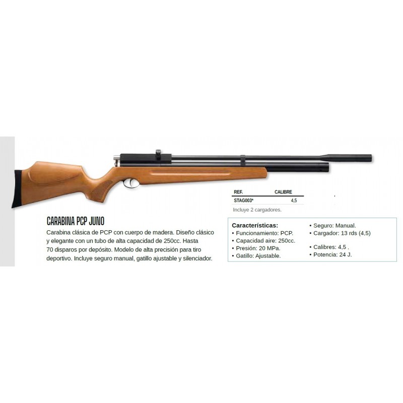 STINGER CARABINA PCP JUNO cal 4,5