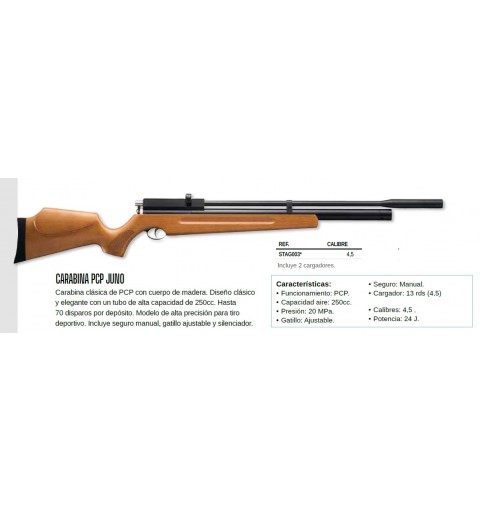 STINGER CARABINA PCP JUNO cal 4,5