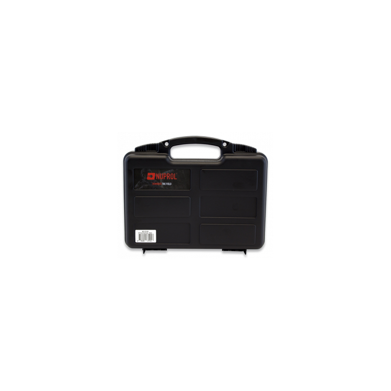 NUPROL Custodia Rigida Per Armi XL Wave 139 Cm – Nera – Con Ruote, Maniglie E 6 Chiusure – Protezione Per Trasporto