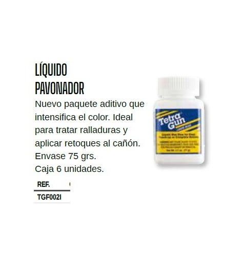 LIQUIDO PAVONADOR 75 gramos