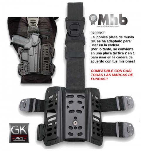 GK PRO PLACA TACTICA PARA MUSLO