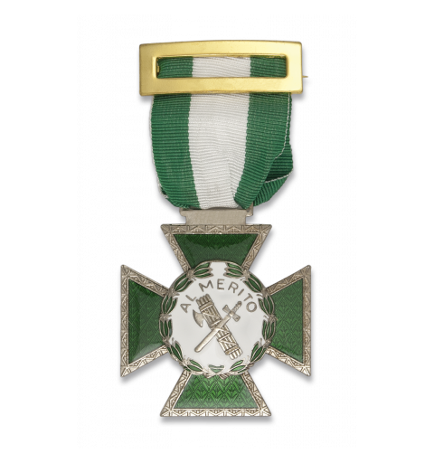 MEDALLA MERITO DE LA GUARDIA VIVIL DISTNTIVO BLANCO