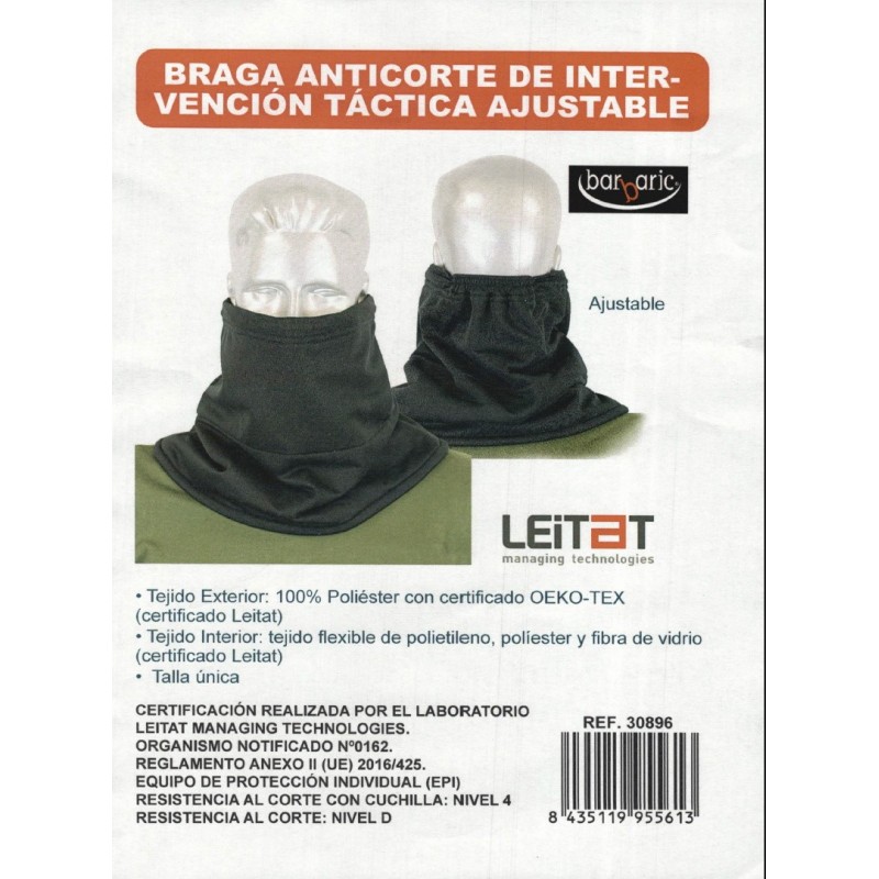 BRAGA CUELLO BARBARIC EPI ANTI CORTE