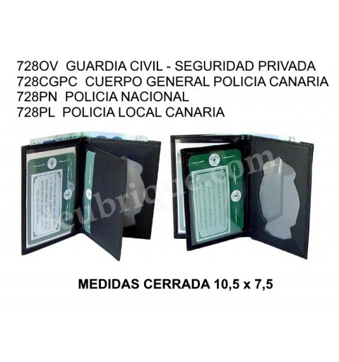 CARTERA PORTAPLACA TIPO LIBRO